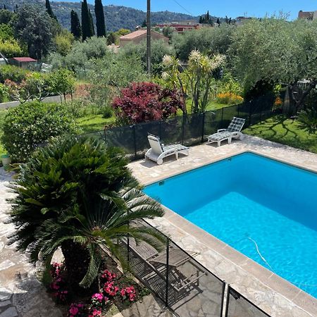 Bas De Villa Avec Acces Piscine Pres De Nice Cannes Monaco Каррос Екстер'єр фото