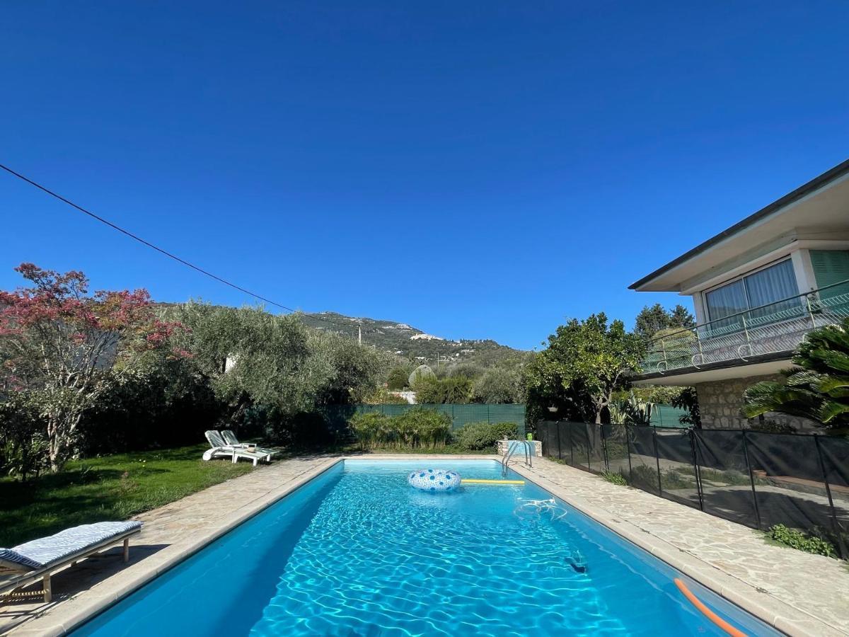Bas De Villa Avec Acces Piscine Pres De Nice Cannes Monaco Каррос Екстер'єр фото