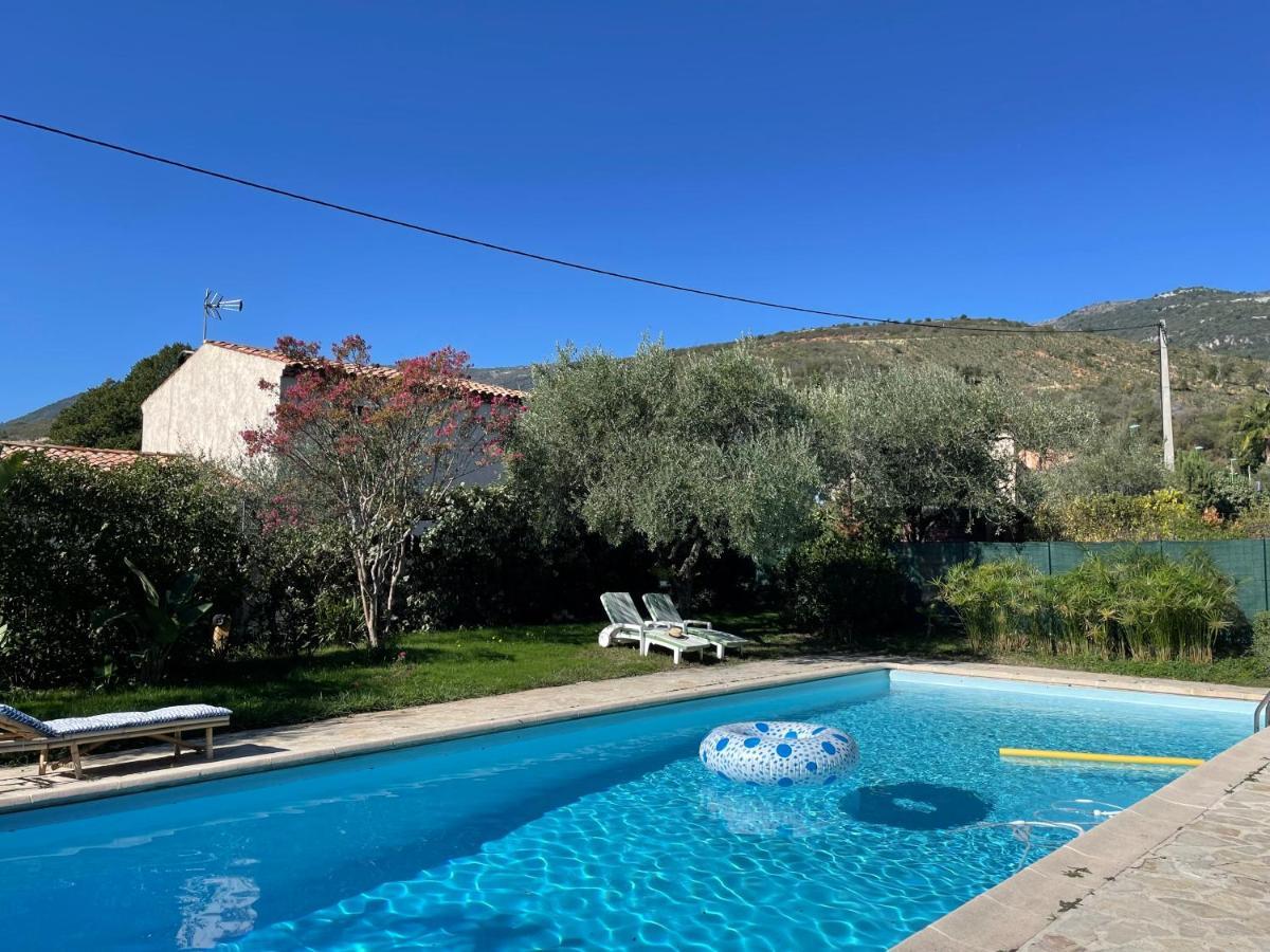 Bas De Villa Avec Acces Piscine Pres De Nice Cannes Monaco Каррос Екстер'єр фото