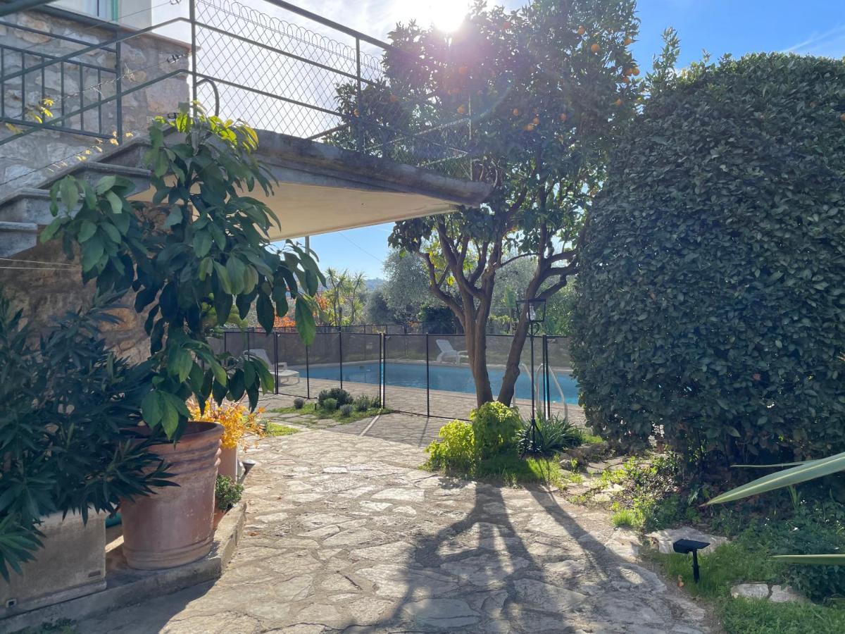 Bas De Villa Avec Acces Piscine Pres De Nice Cannes Monaco Каррос Екстер'єр фото
